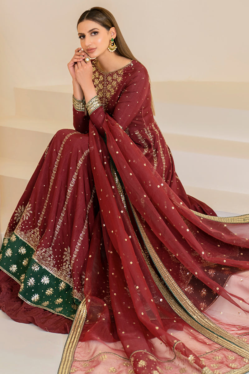 Jazmin | Formals Collection | Raw Silk UR-7018 -  Jazmin Formal - Original Designer Dress - House of Maryam