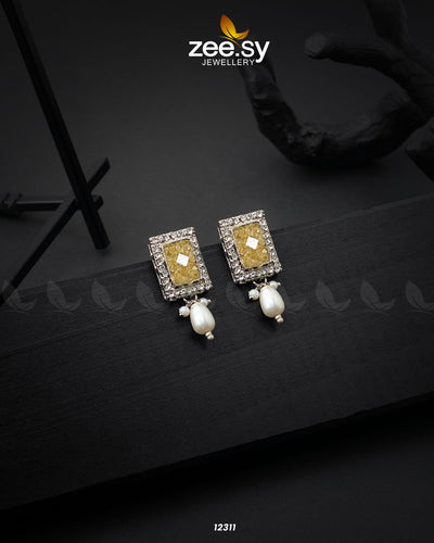 Gravel Earrings -  Zeesy Earrings - Original Designer Dress - House of Maryam
