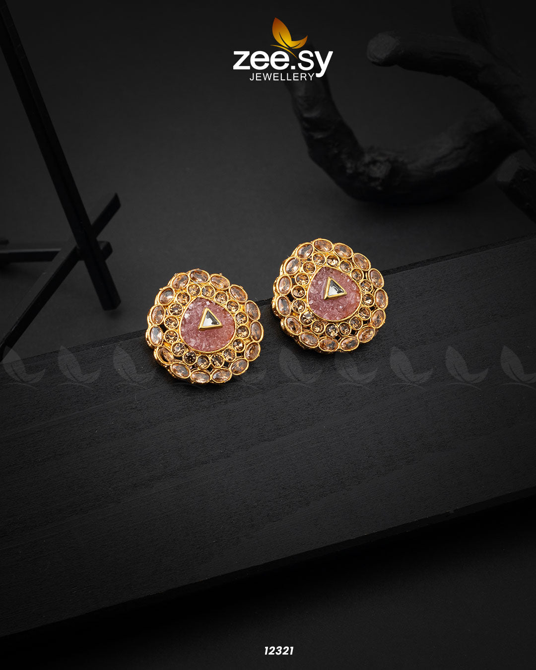 Pebble Earrings -  Zeesy Earrings - Original Designer Dress - House of Maryam