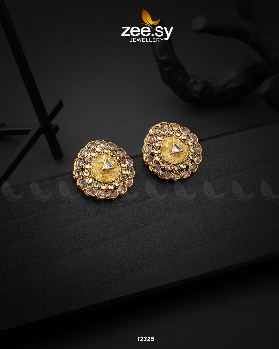 Pebble Earrings -  Zeesy Earrings - Original Designer Dress - House of Maryam