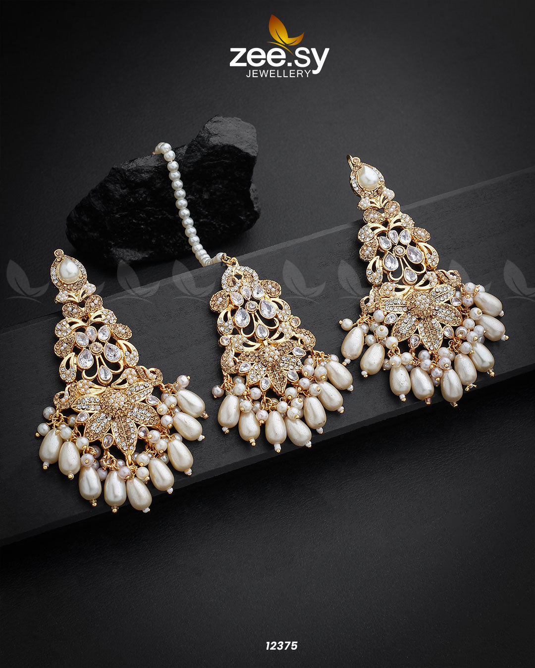 Sarah's Earrings -  Zeesy Earrings - Original Designer Dress - House of Maryam