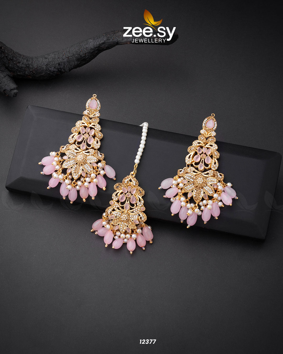 Sarah's Earrings -  Zeesy Earrings - Original Designer Dress - House of Maryam
