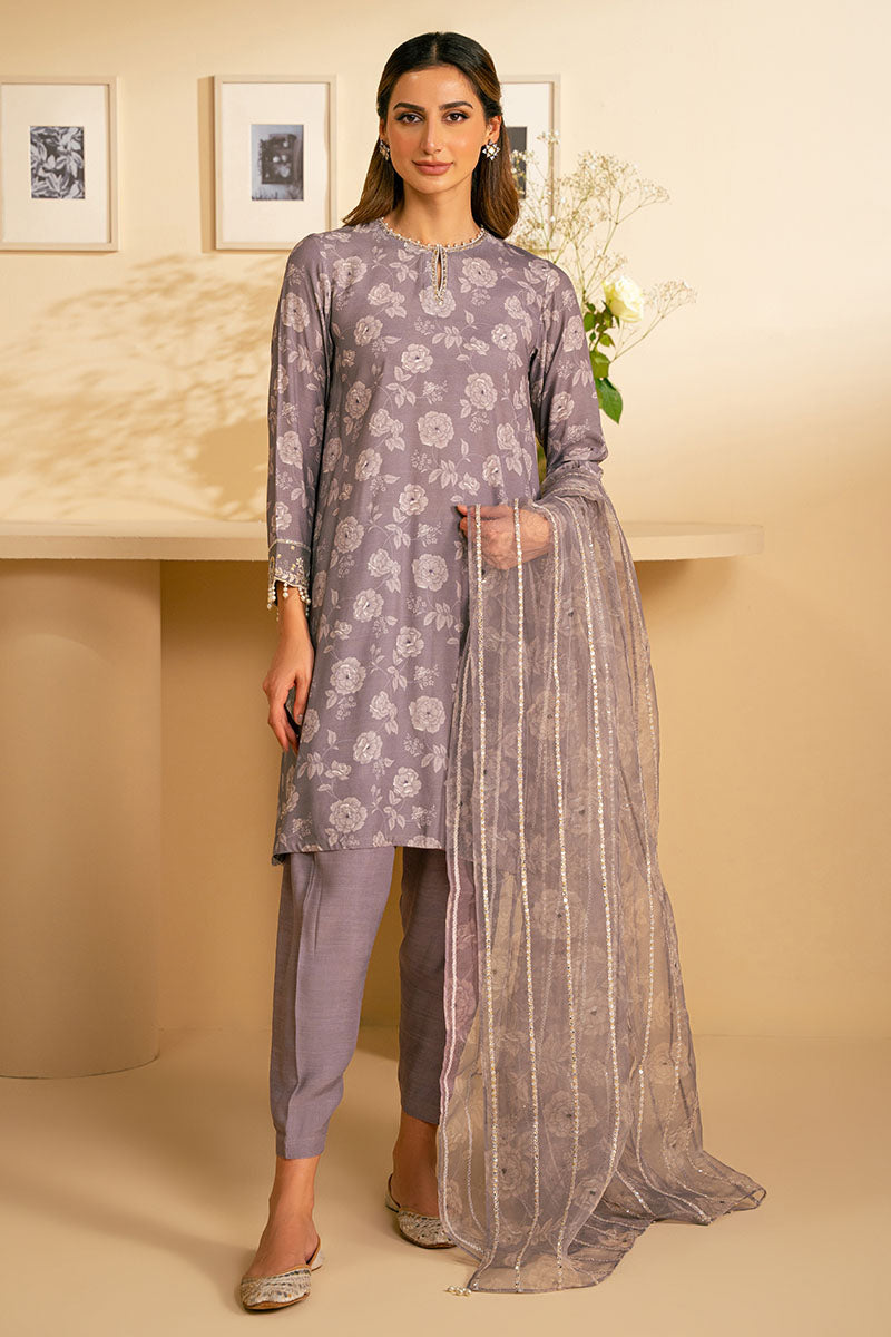 Cross Stitch | Exclusive Pret | Steel Breeze-2 PC (Shirt & Dupatta)