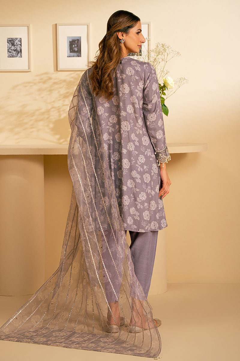 Cross Stitch | Exclusive Pret | Steel Breeze-2 PC (Shirt & Dupatta)-5