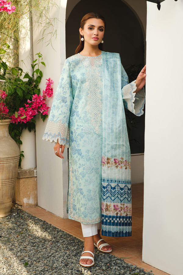 Baroque | Luxury Pret 24 | LAWN UF-661 -  Baroque Luxury - Original Designer Dress - House of Maryam