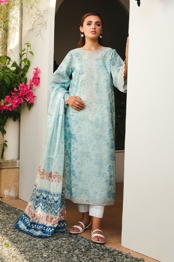Baroque | Luxury Pret 24 | LAWN UF-661 -  Baroque Luxury - Original Designer Dress - House of Maryam
