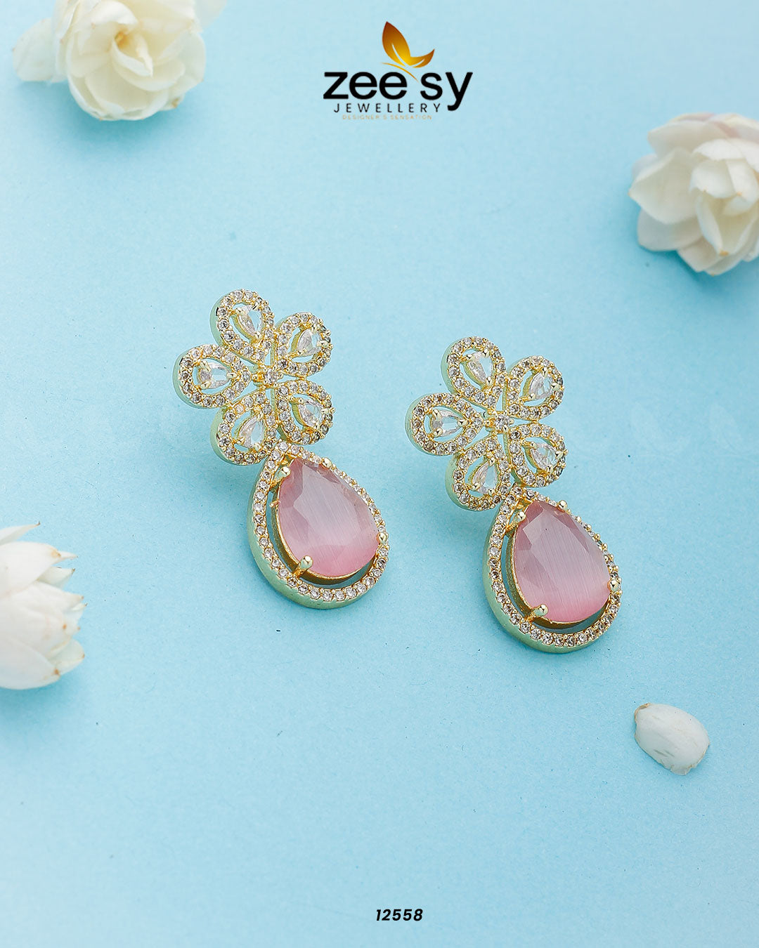 Elevate Earrings -  Zeesy Earrings - Original Designer Dress - House of Maryam