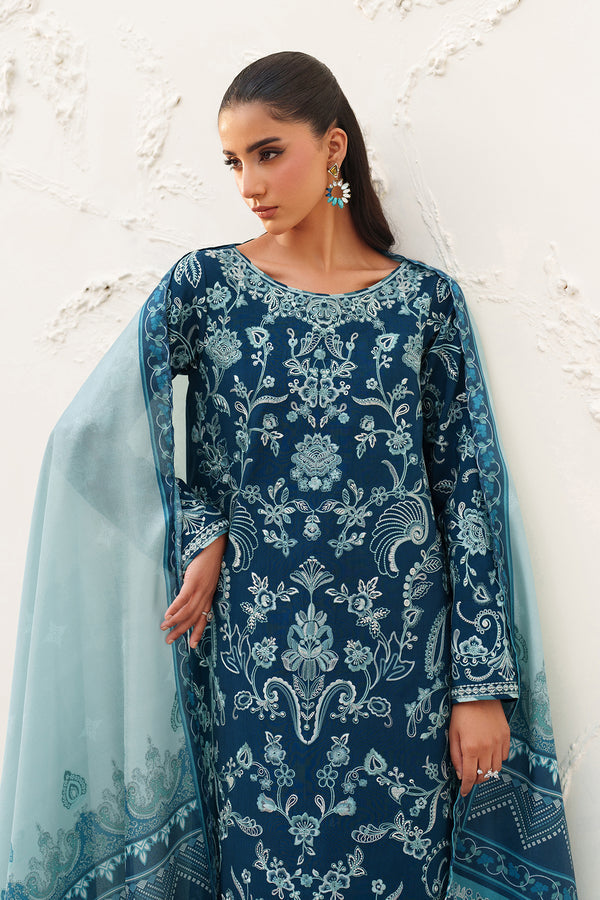 Baroque | Formals Collection | EMBROIDERED RAW SILK UF-4384, image 3