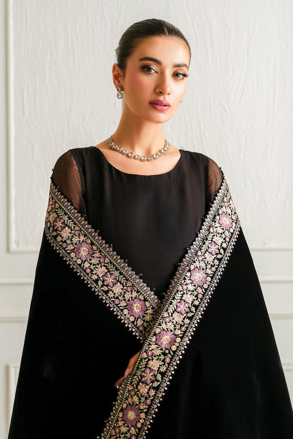 Baroque | Luxury Pret 25 | EMBROIDERED CHIFFON PR-1019, image 3