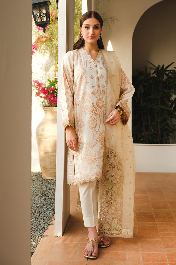 Baroque | Luxury Pret 24 | LAWN UF-662 -  Baroque Luxury - Original Designer Dress - House of Maryam