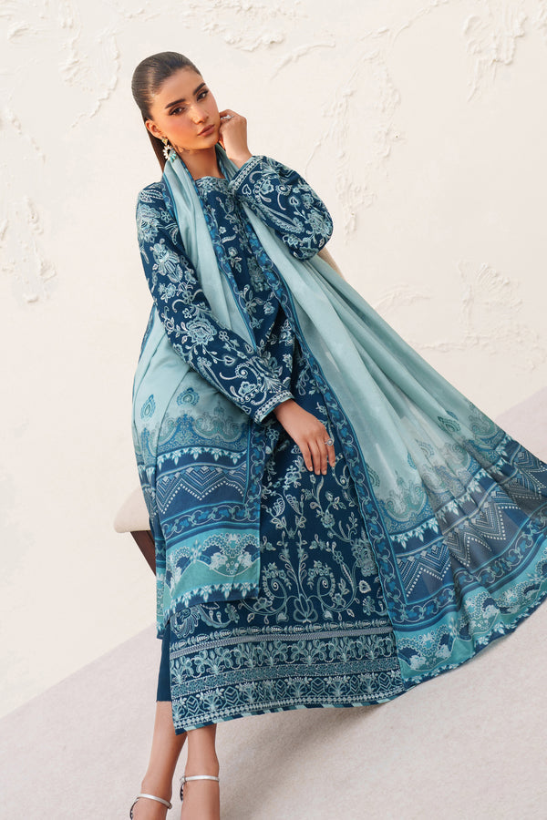 Baroque | Formals Collection | EMBROIDERED RAW SILK UF-4384, image 4