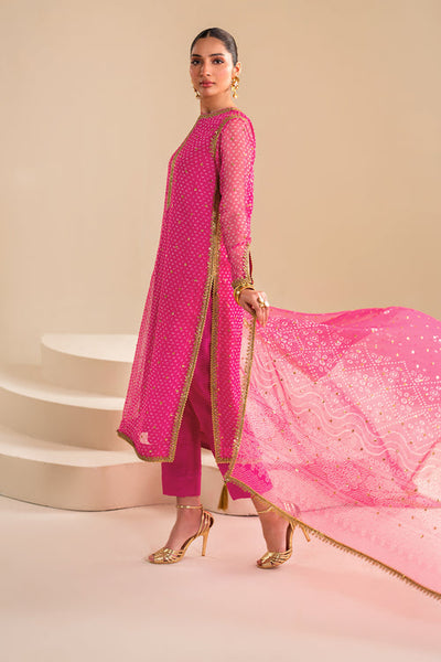 Baroque | Luxury Pret 24 | CHIFFON UF-626 -  Baroque Luxury - Original Designer Dress - House of Maryam