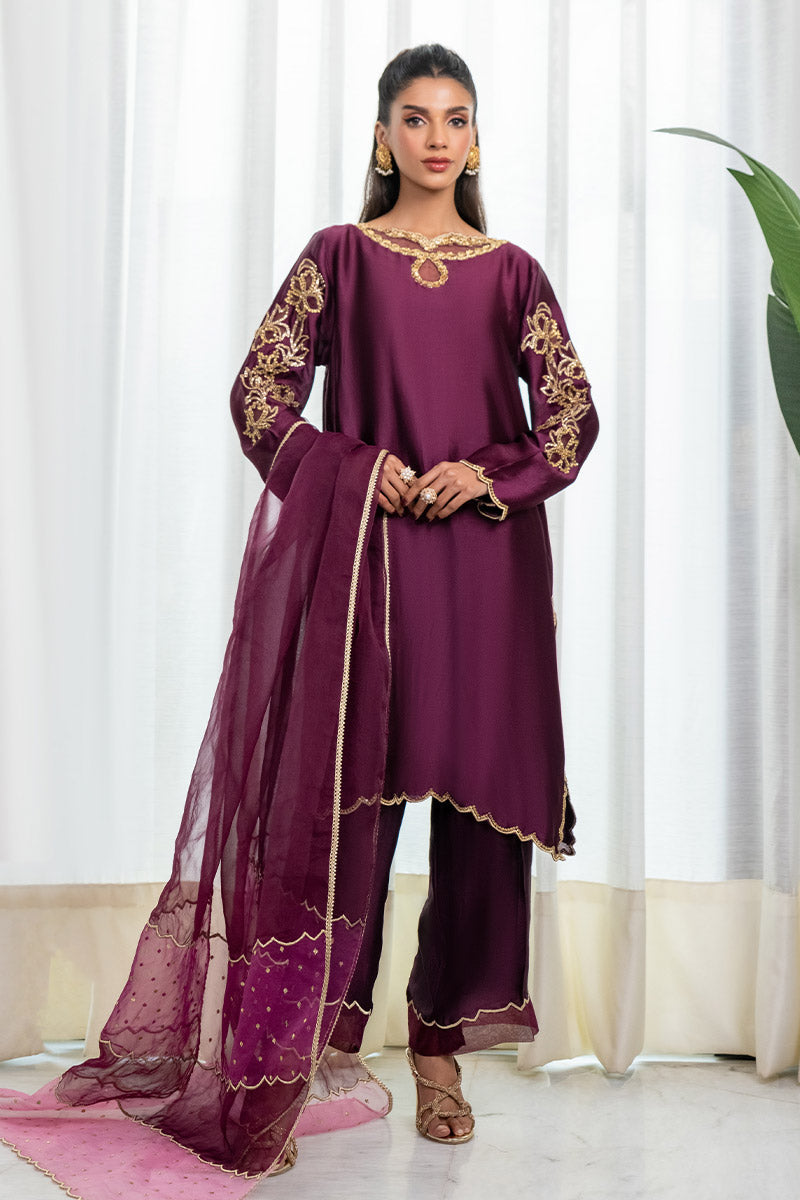Chic Ophicial | Celenia Pret | Java Plum -  Chic Ophicial Ladies Clothes - Original Designer Dress - House of Maryam