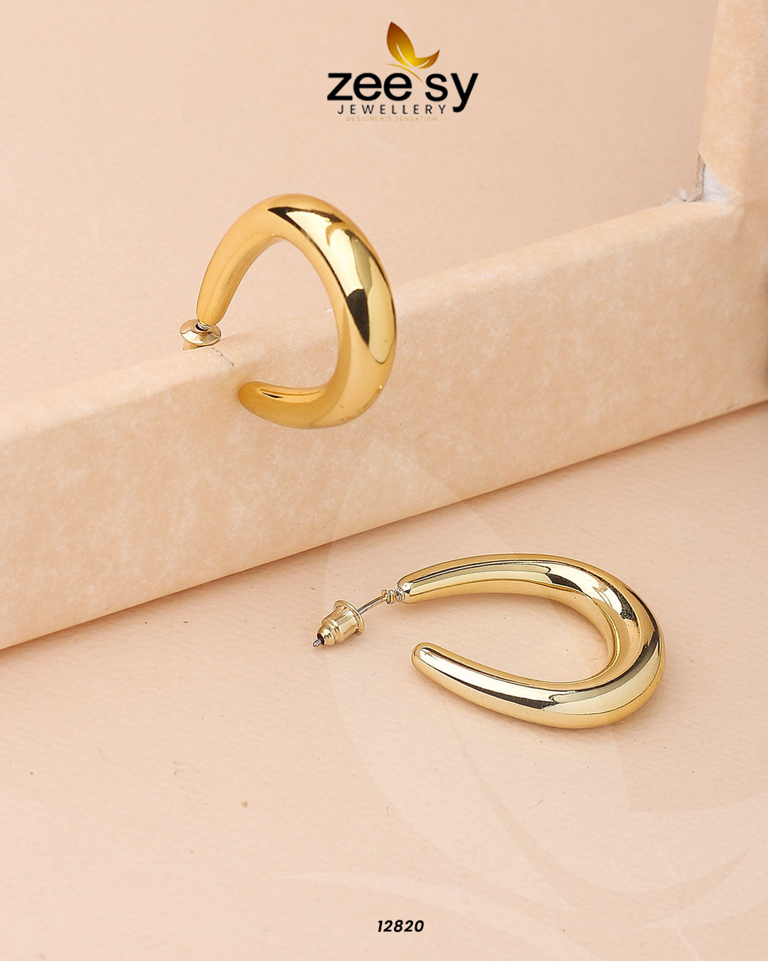 Enkei Hoops Earrings -  Zeesy Earrings - Original Designer Dress - House of Maryam