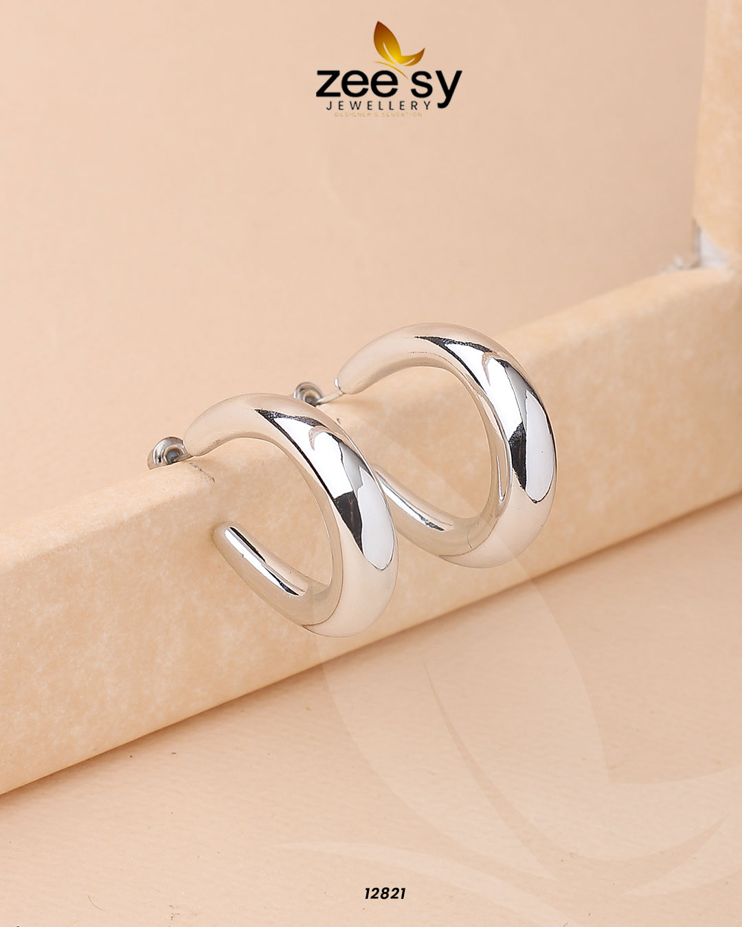 Enkei Hoops Earrings -  Zeesy Earrings - Original Designer Dress - House of Maryam