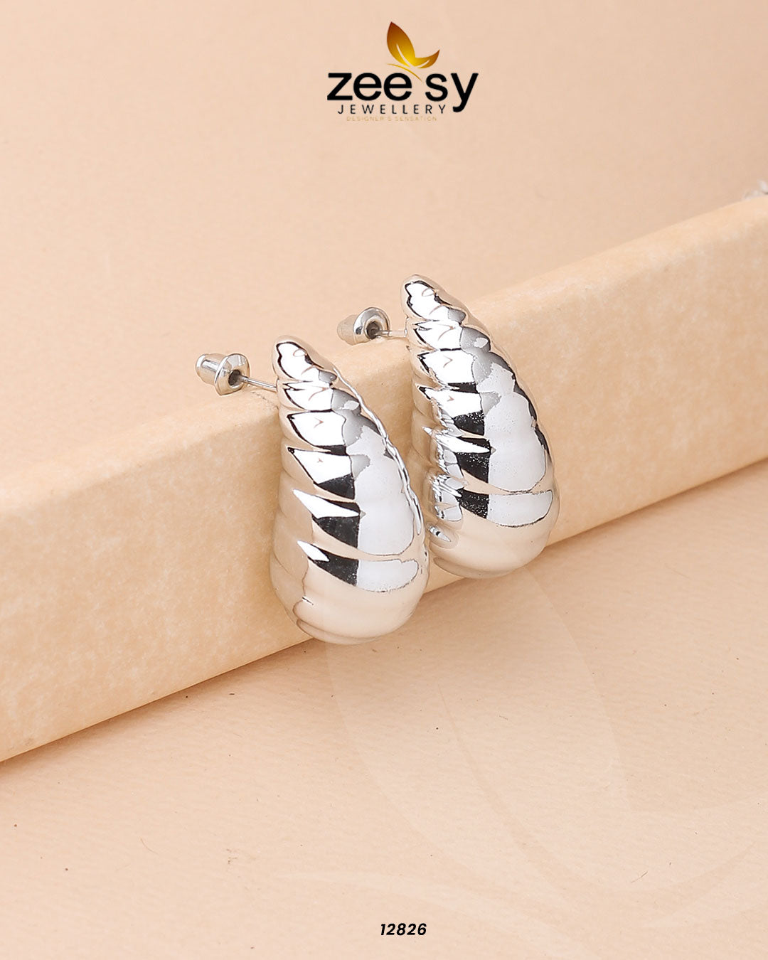 Hyperbola Drop Earrings -  Zeesy Earrings - Original Designer Dress - House of Maryam