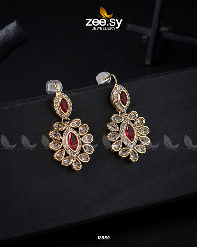 Petunia Earrings -  Zeesy Earrings - Original Designer Dress - House of Maryam