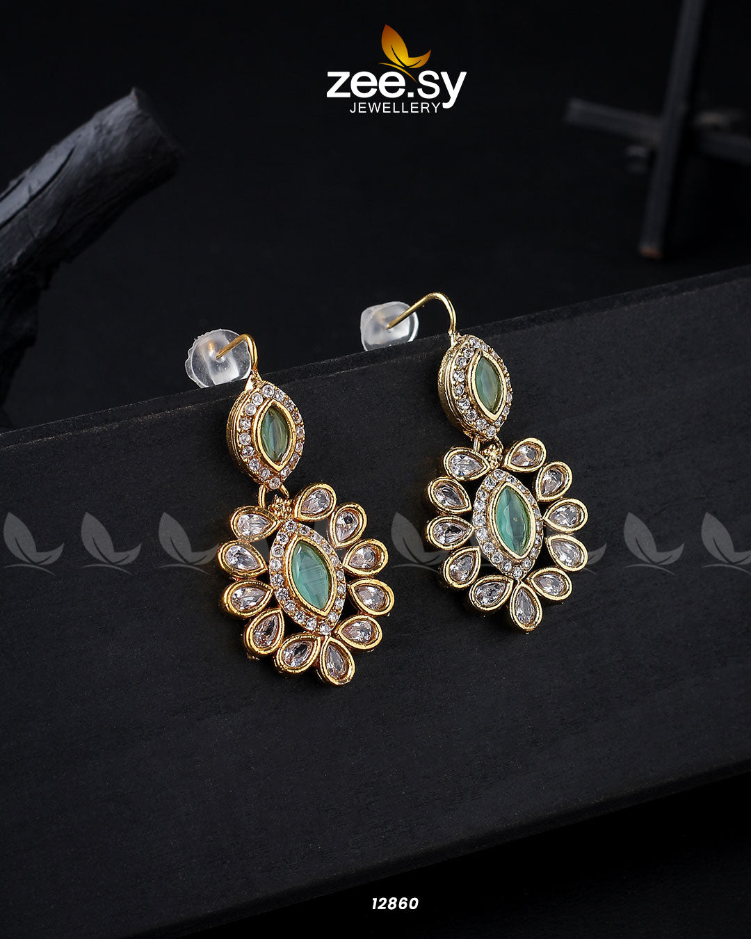 Petunia Earrings -  Zeesy Earrings - Original Designer Dress - House of Maryam