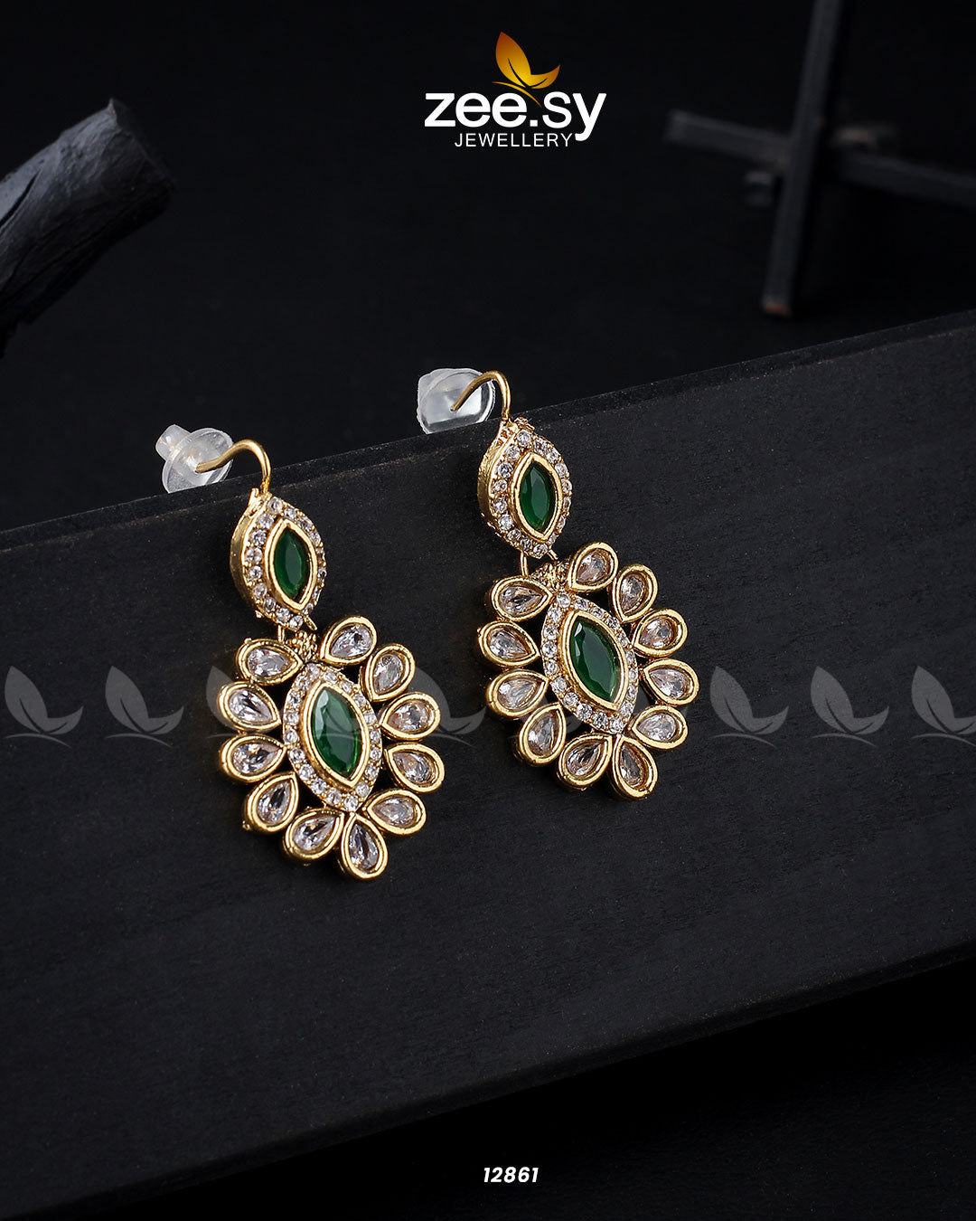 Petunia Earrings -  Zeesy Earrings - Original Designer Dress - House of Maryam