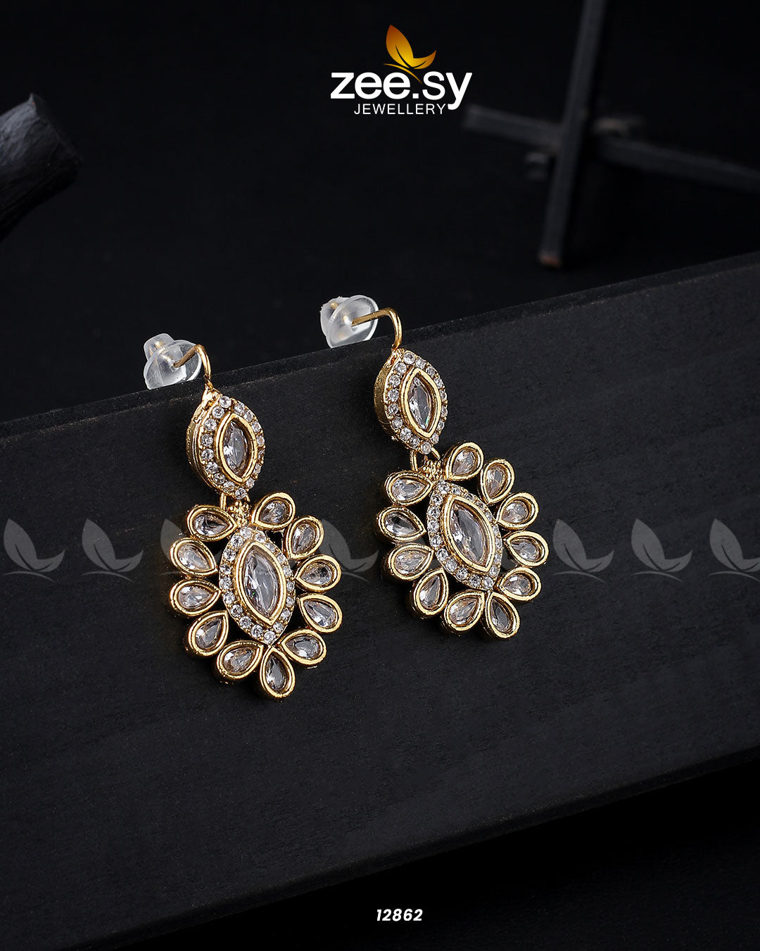 Petunia Earrings -  Zeesy Earrings - Original Designer Dress - House of Maryam