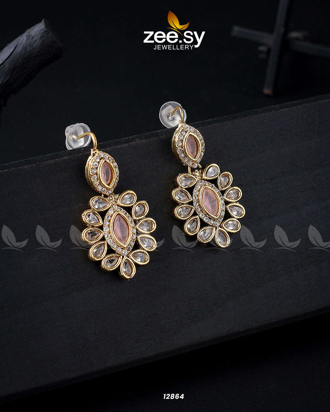 Petunia Earrings -  Zeesy Earrings - Original Designer Dress - House of Maryam