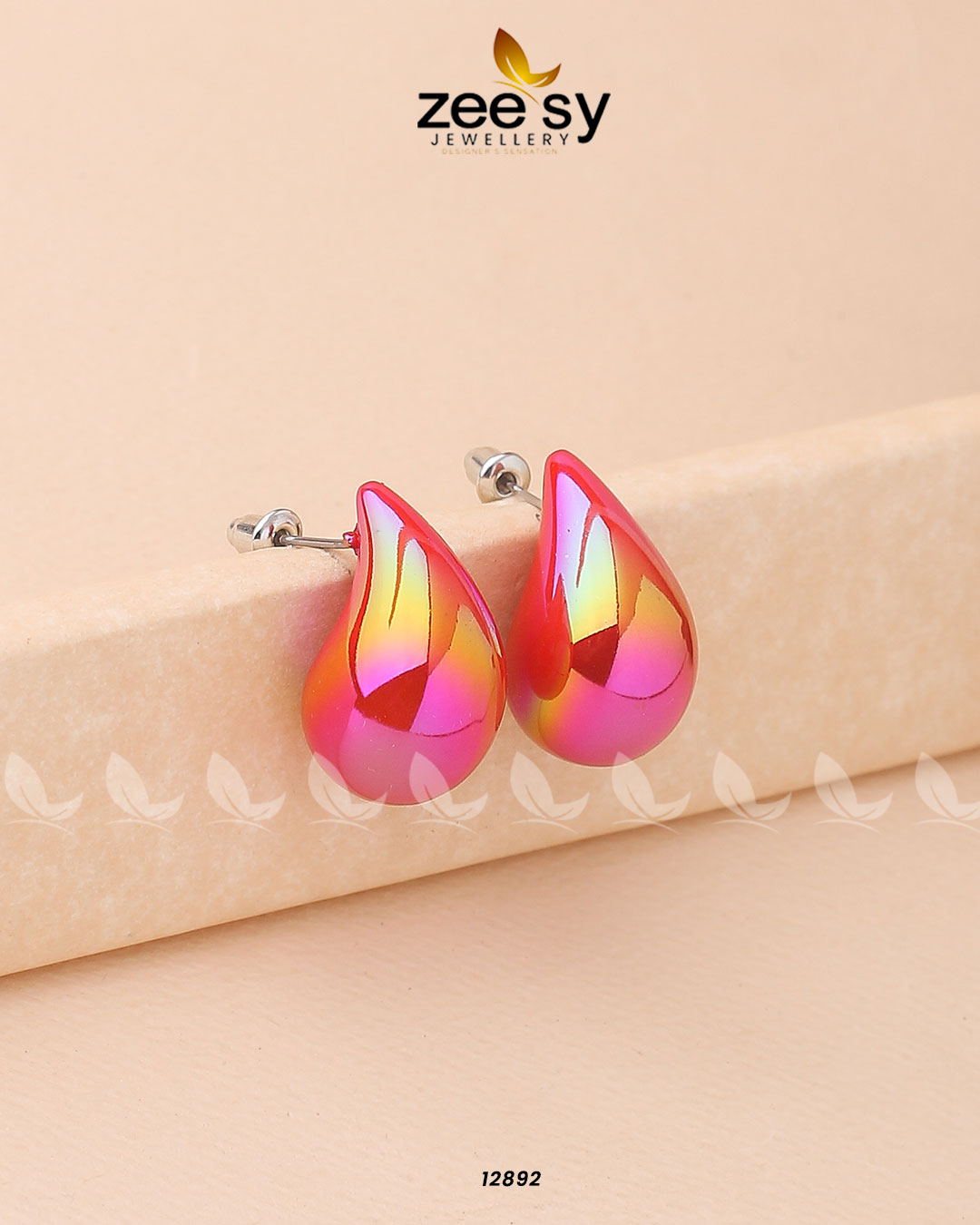 Clarkia Earrings -  Zeesy Earrings - Original Designer Dress - House of Maryam