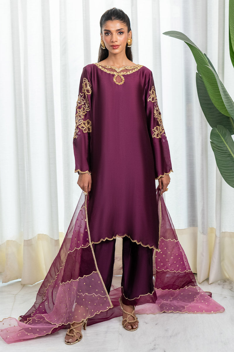 Chic Ophicial | Celenia Pret | Java Plum -  Chic Ophicial Ladies Clothes - Original Designer Dress - House of Maryam
