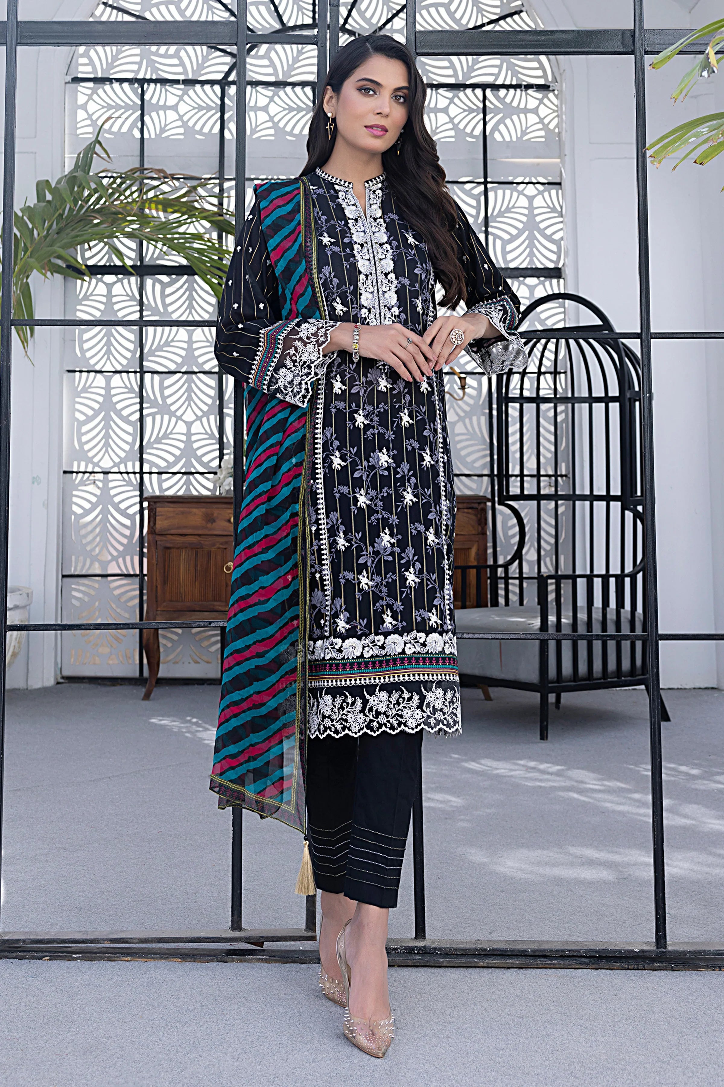 LSM | Spring Embroidered | 0171 by Designer LSM - House of Maryam - Pakistani Designer Ethnic Wear in {{ shop.shopifyCountryName }}