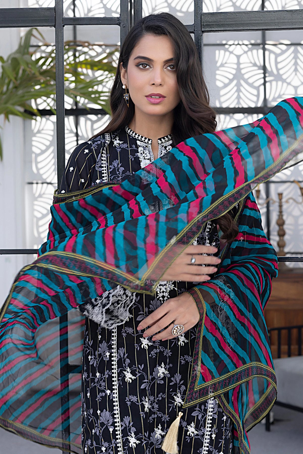 LSM | Spring Embroidered | 0171 -  LSM Luxury - Original Designer Dress - House of Maryam