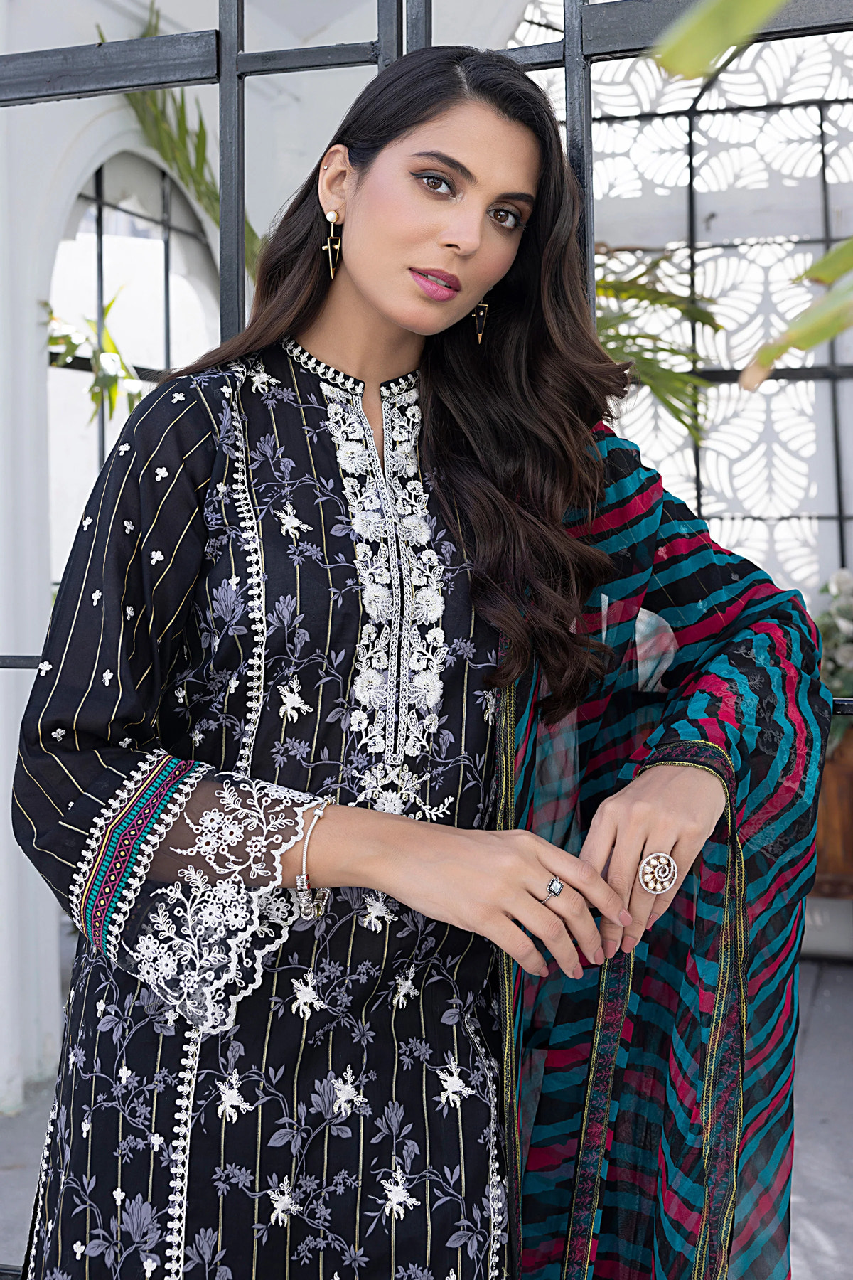 LSM | Spring Embroidered | 0171 -  LSM Luxury - Original Designer Dress - House of Maryam
