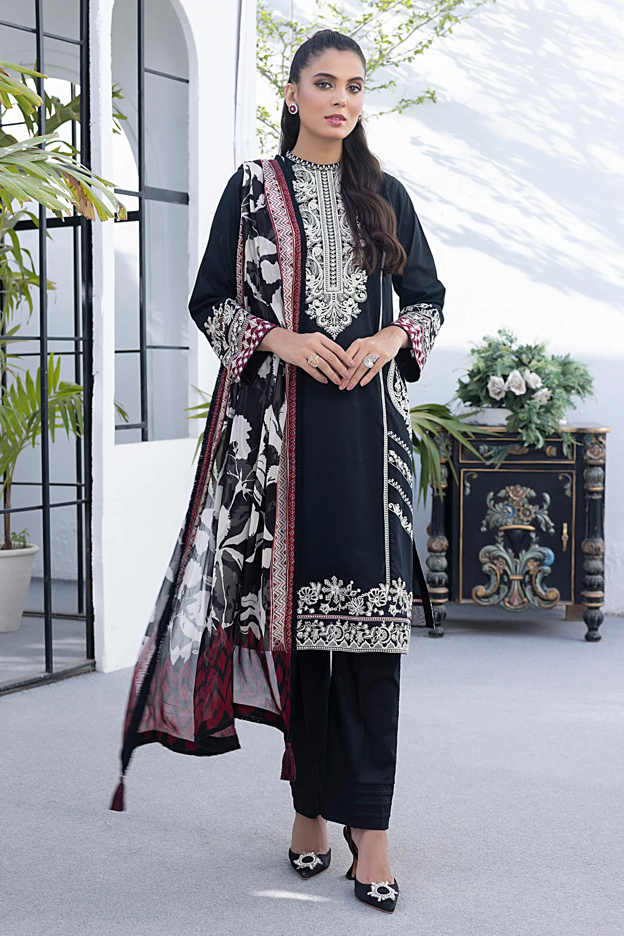 LSM | Spring Embroidered | 0021 by Designer LSM - House of Maryam - Pakistani Designer Ethnic Wear in {{ shop.shopifyCountryName }}