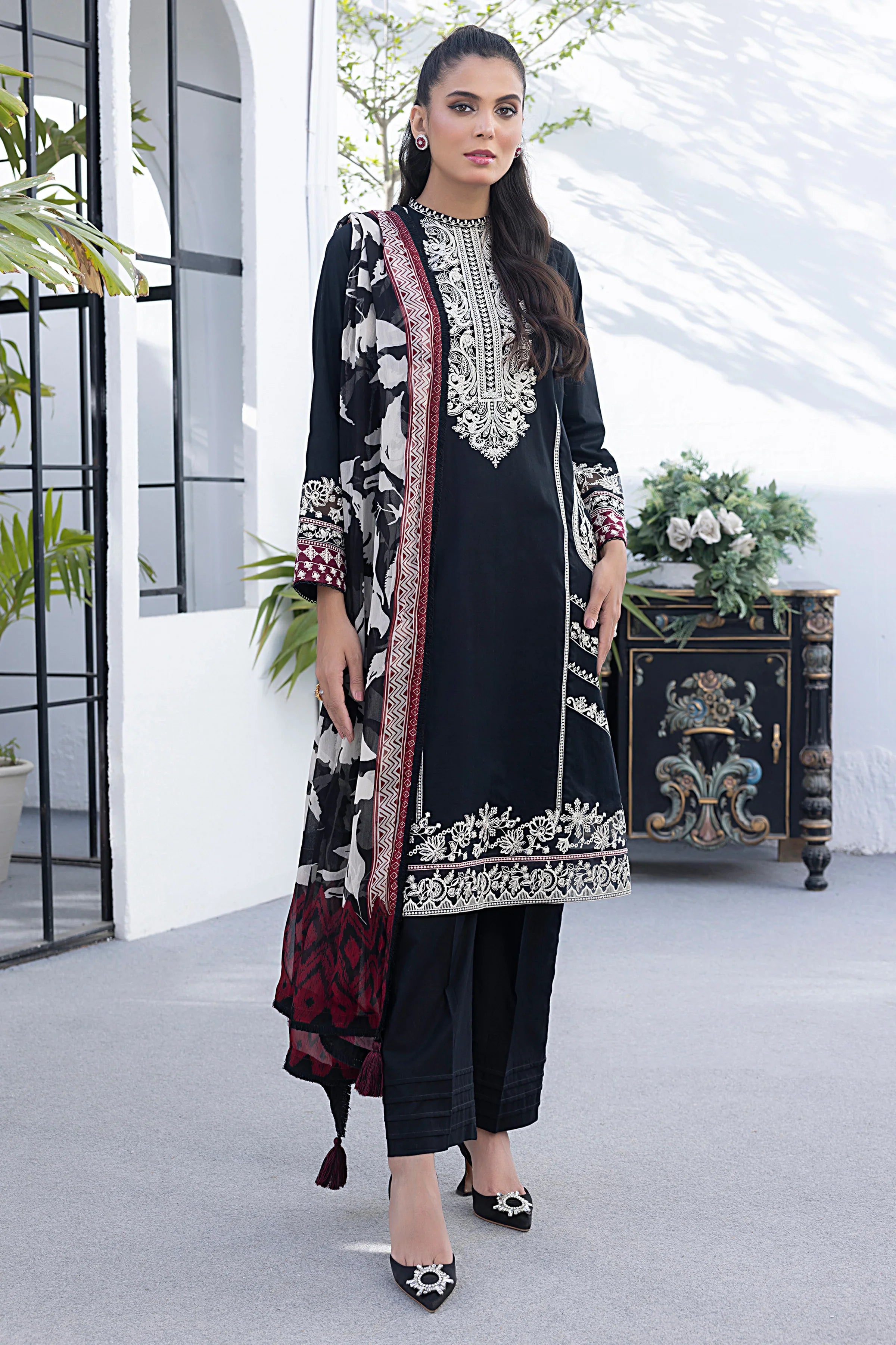 LSM | Spring Embroidered | 0021 by Designer LSM - House of Maryam - Pakistani Designer Ethnic Wear in {{ shop.shopifyCountryName }}