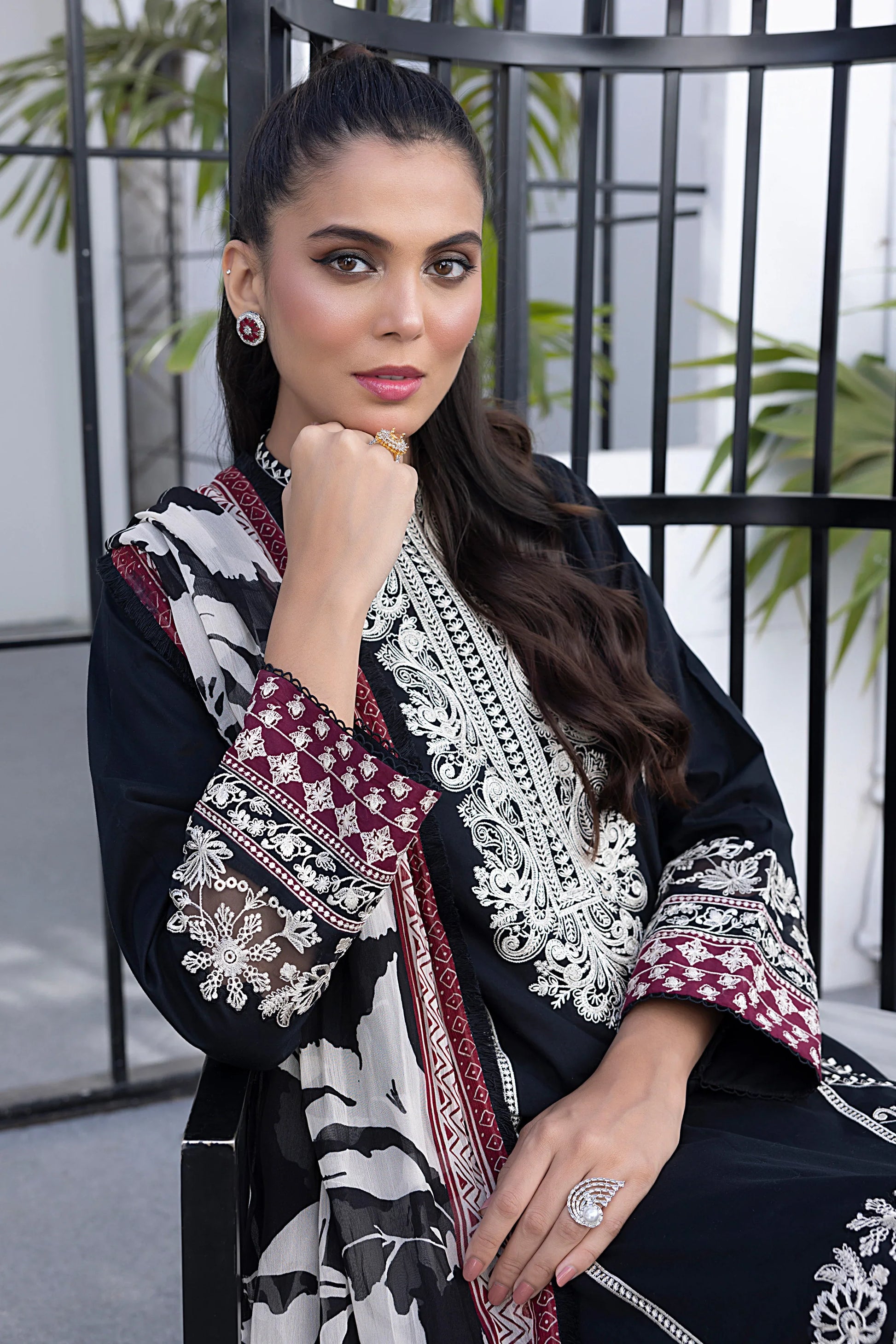 LSM | Spring Embroidered | 0021 by Designer LSM - House of Maryam - Pakistani Designer Ethnic Wear in {{ shop.shopifyCountryName }}