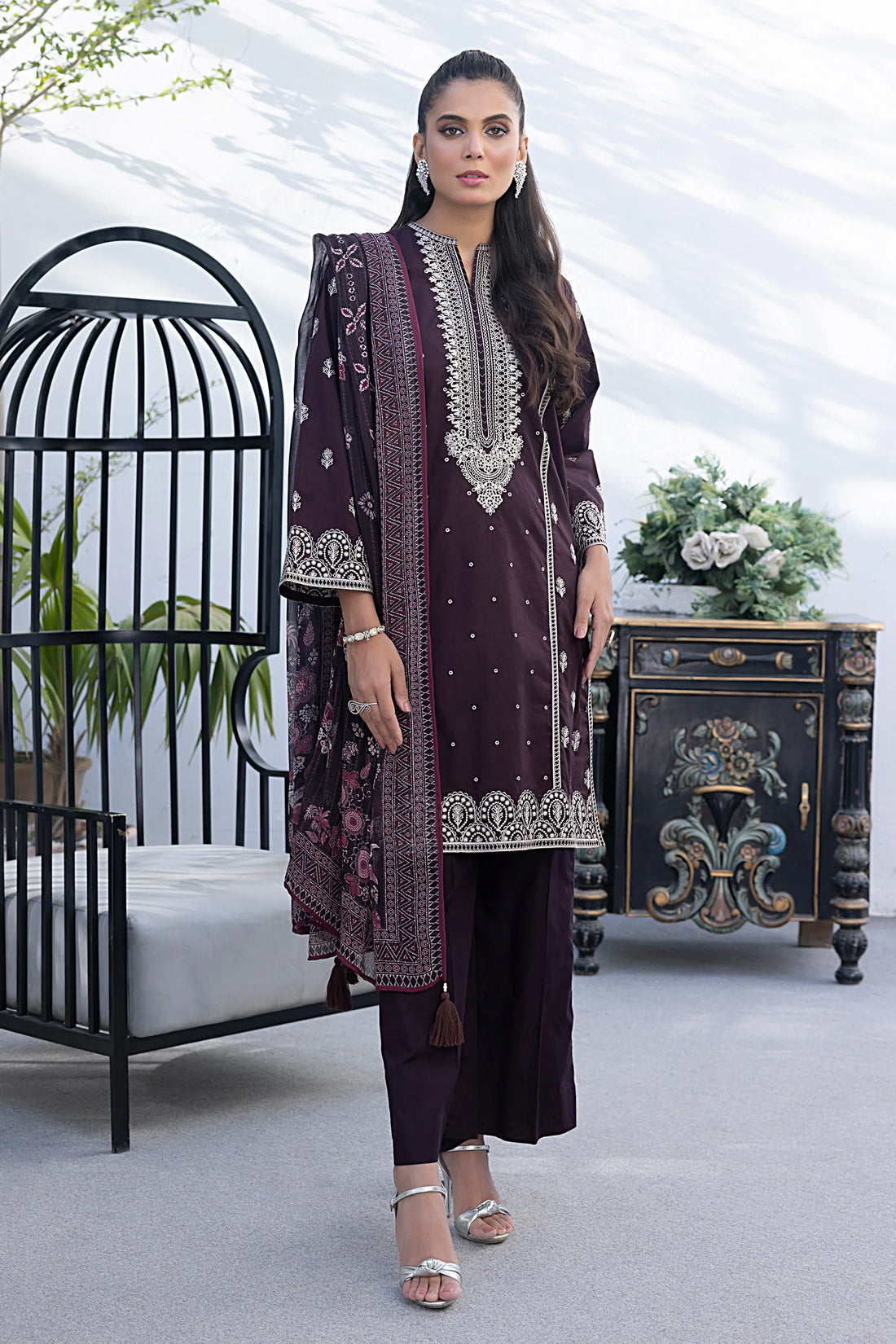 LSM | Spring Embroidered | 0013 by Designer LSM - House of Maryam - Pakistani Designer Ethnic Wear in {{ shop.shopifyCountryName }}