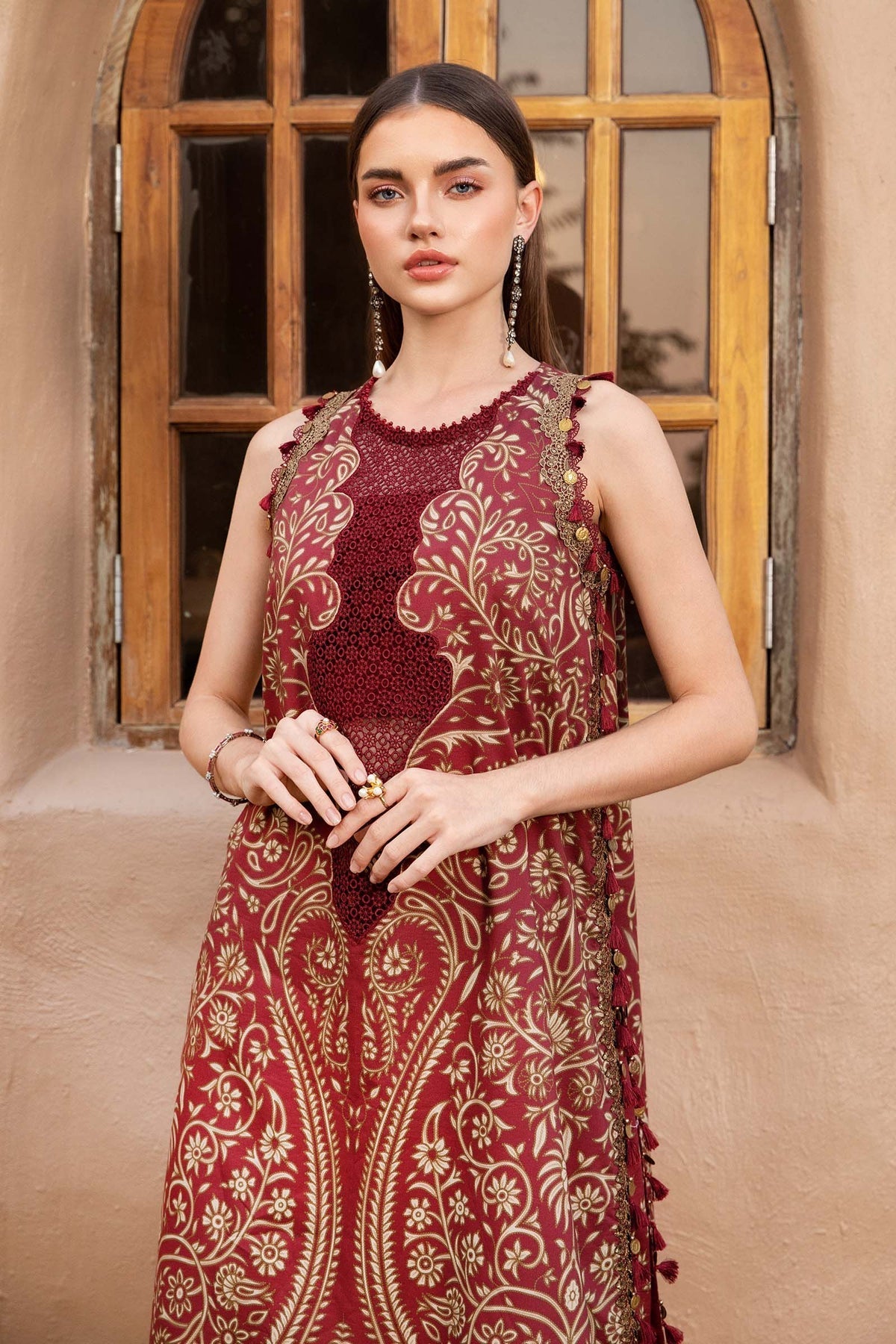 Maria B | M Prints 25 | MPT-2512-A -  Maria B Ladies Clothes - Original Designer Dress - House of Maryam