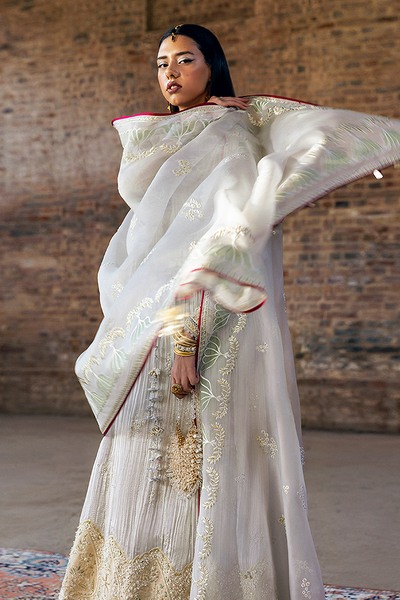 Suffuse Neve cosmic silver silk shirt and culottes, photo 3