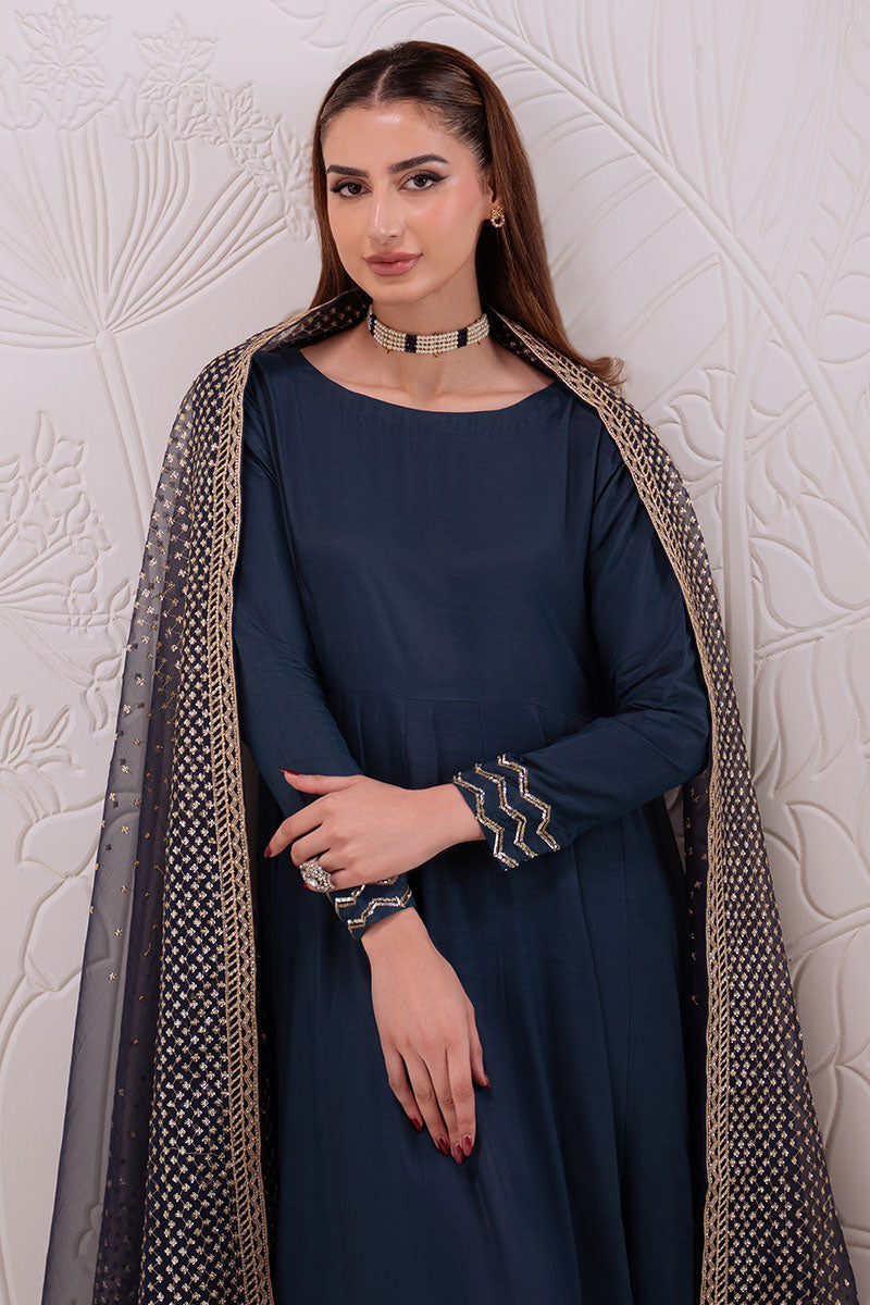 Cross Stitch | Luxury Pret | Celestial Spark-3PC (Shirt, Trouser & Dupatta)-2