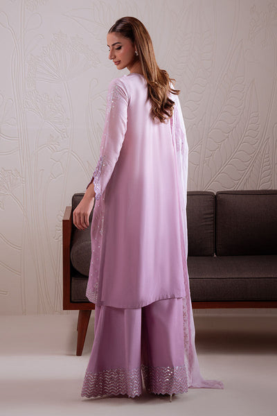 Cross Stitch | Luxury Pret | Lavender Swirl-3PC (Shirt, Trouser & Dupatta)