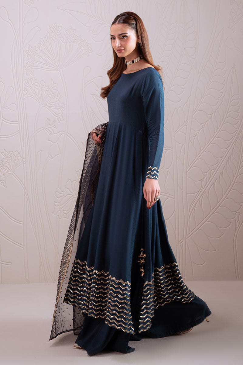 Cross Stitch | Luxury Pret | Celestial Spark-3PC (Shirt, Trouser & Dupatta)-5