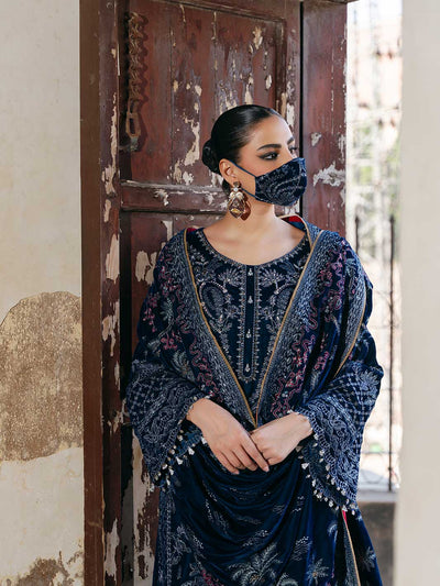 Flossie | Siara Velvet Formals | V-106 - A -  Flossie Ladies Clothes - Original Designer Dress - House of Maryam