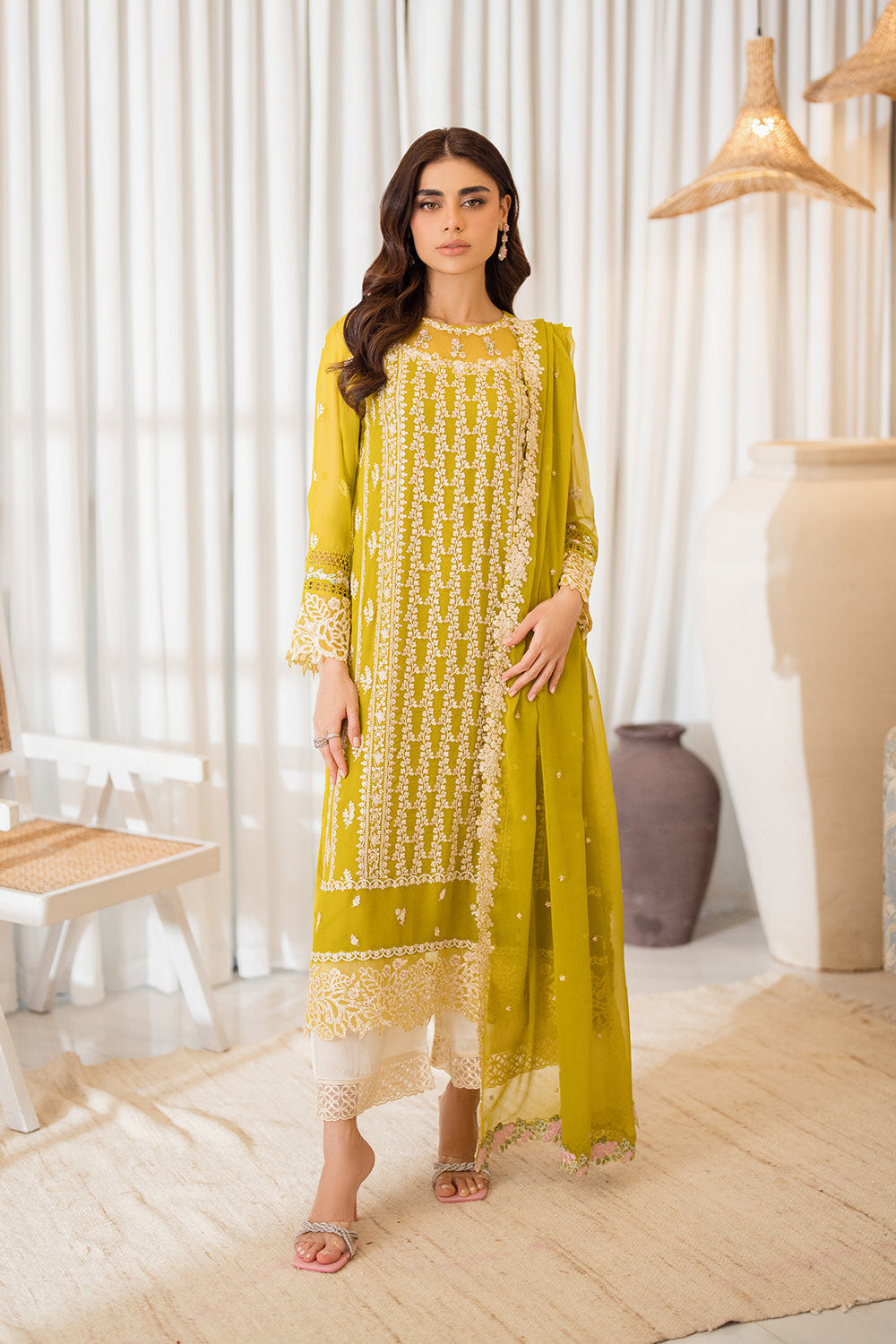 Azure | Ensembles Embroidered Formals | Amber Glow -  Azure Ladies Clothes - Original Designer Dress - House of Maryam
