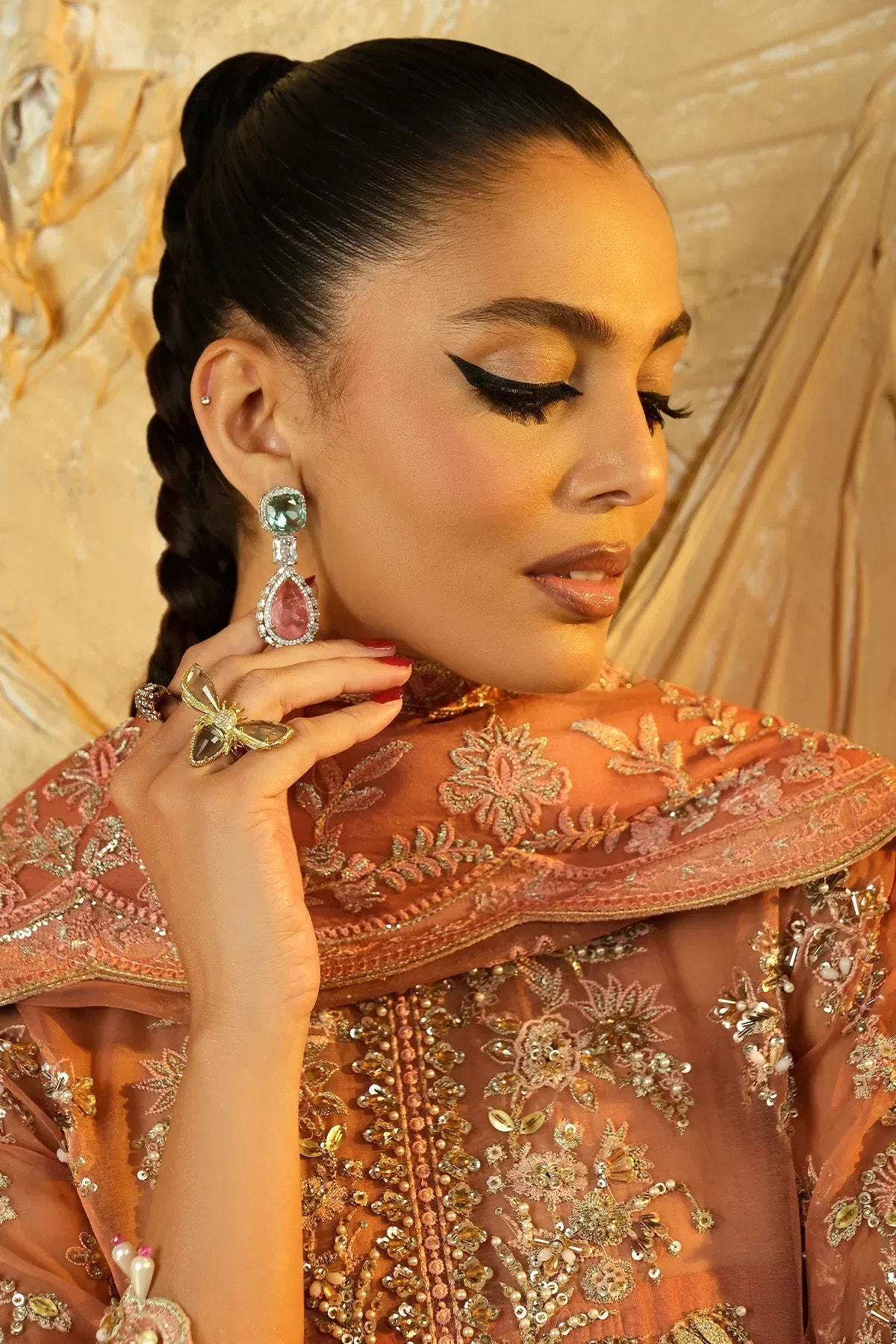 Mina Kashif | Kahani Luxury Formals 23 | Seroli -  Mina Kashif Formal - Original Designer Dress - House of Maryam