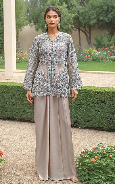 Threads and Motifs | Formal Dresses 25 | Embroidered Jacket With Skirt -  Threads and Motifs Ladies Clothes - Original Designer Dress - House of Maryam