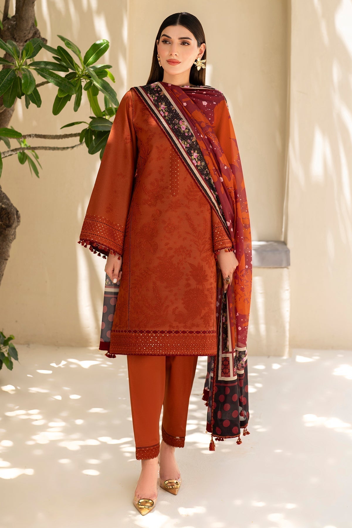 Jazmin | Irish Lawn SS 24 | D5 -  Jazmin Luxury - Original Designer Dress - House of Maryam