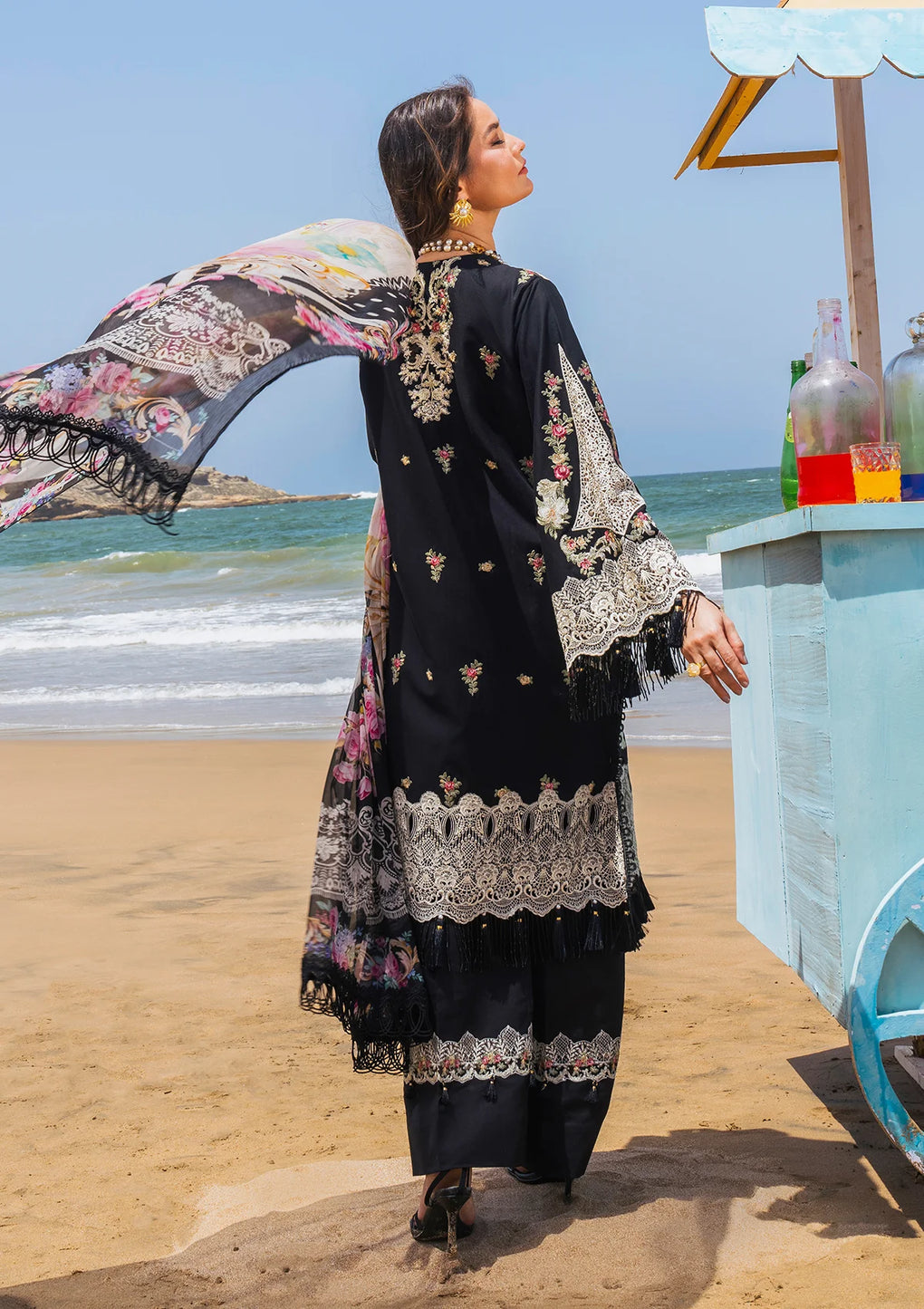 Elaf Premium | Hai Kuch Festive Lawn 24 | EHK-09 Nafees -  Elaf Premium Luxury - Original Designer Dress - House of Maryam