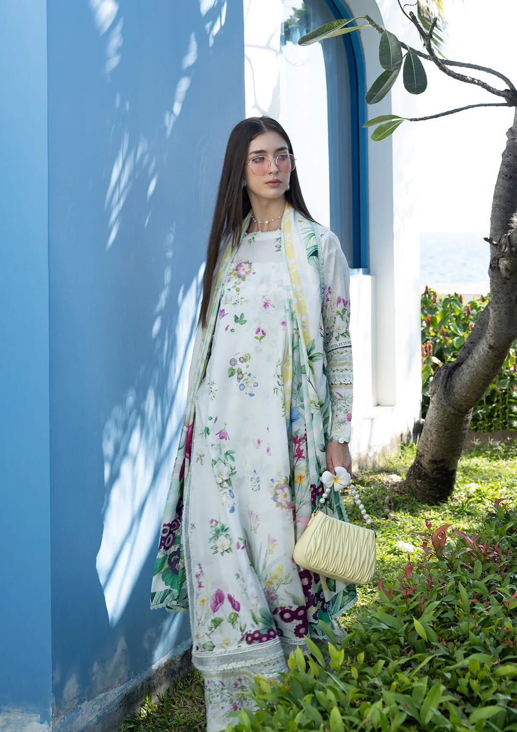 Elaf Premium | Prints Collection 26 | EPN-7B MOON FLOWER-3