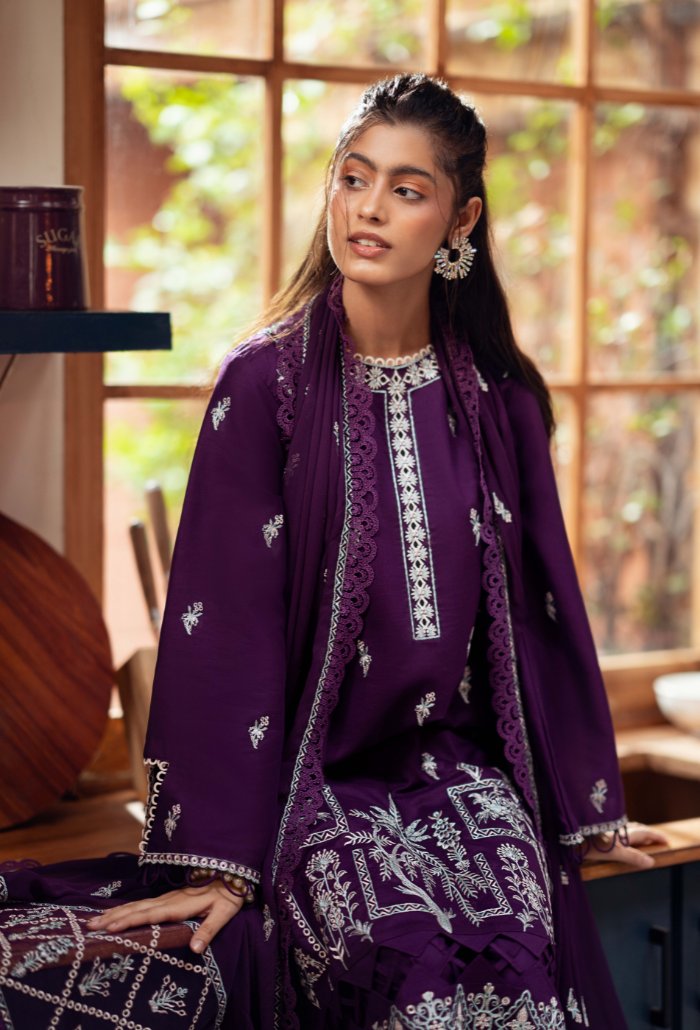 Humdum | Lala Rukh Lawn | Lalarukh - D05 -  Humdum Ladies Clothes - Original Designer Dress - House of Maryam