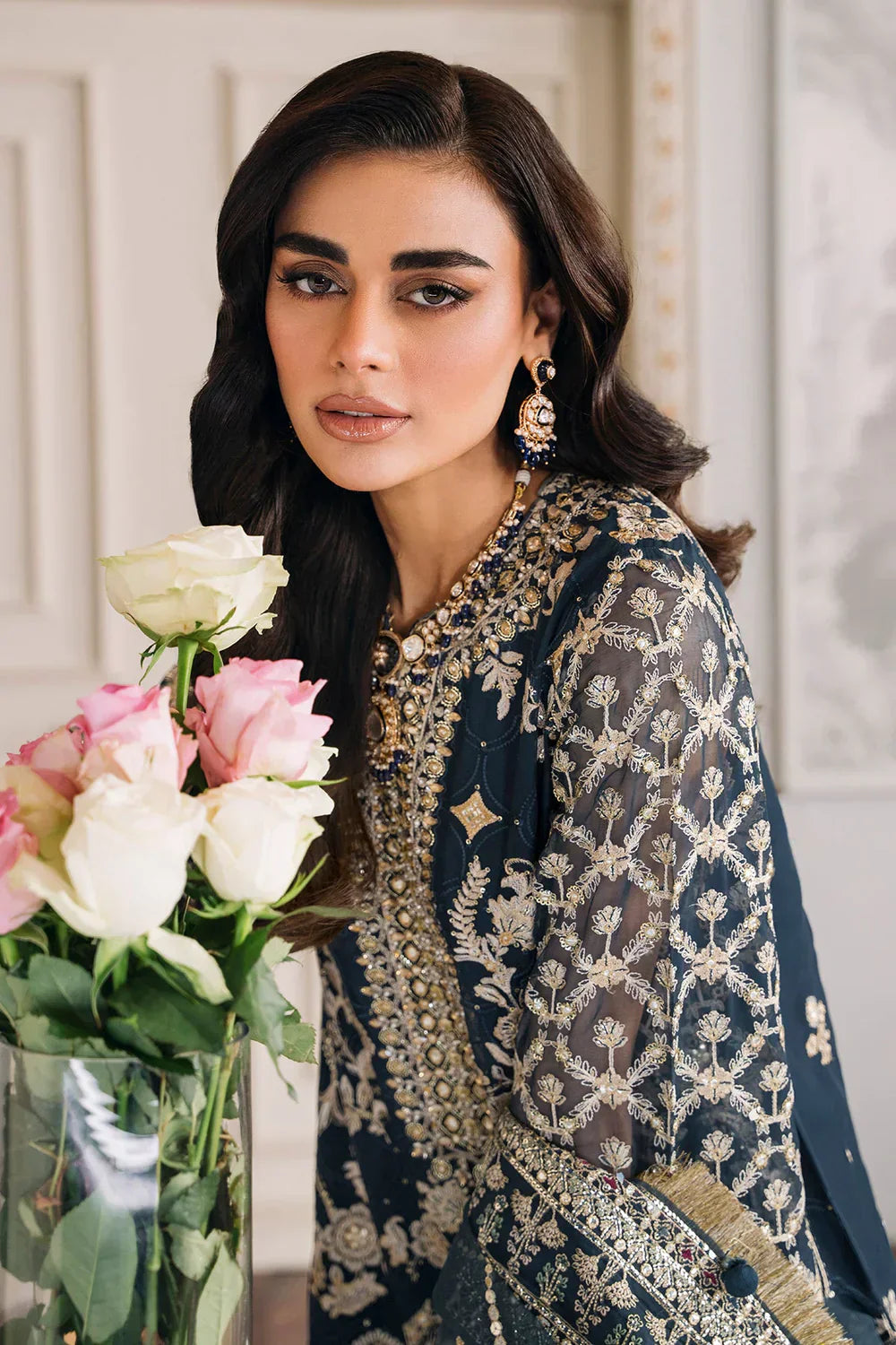 Baroque | Chantelle Embroidered Collection | CH12-01 -  Baroque Formal - Original Designer Dress - House of Maryam