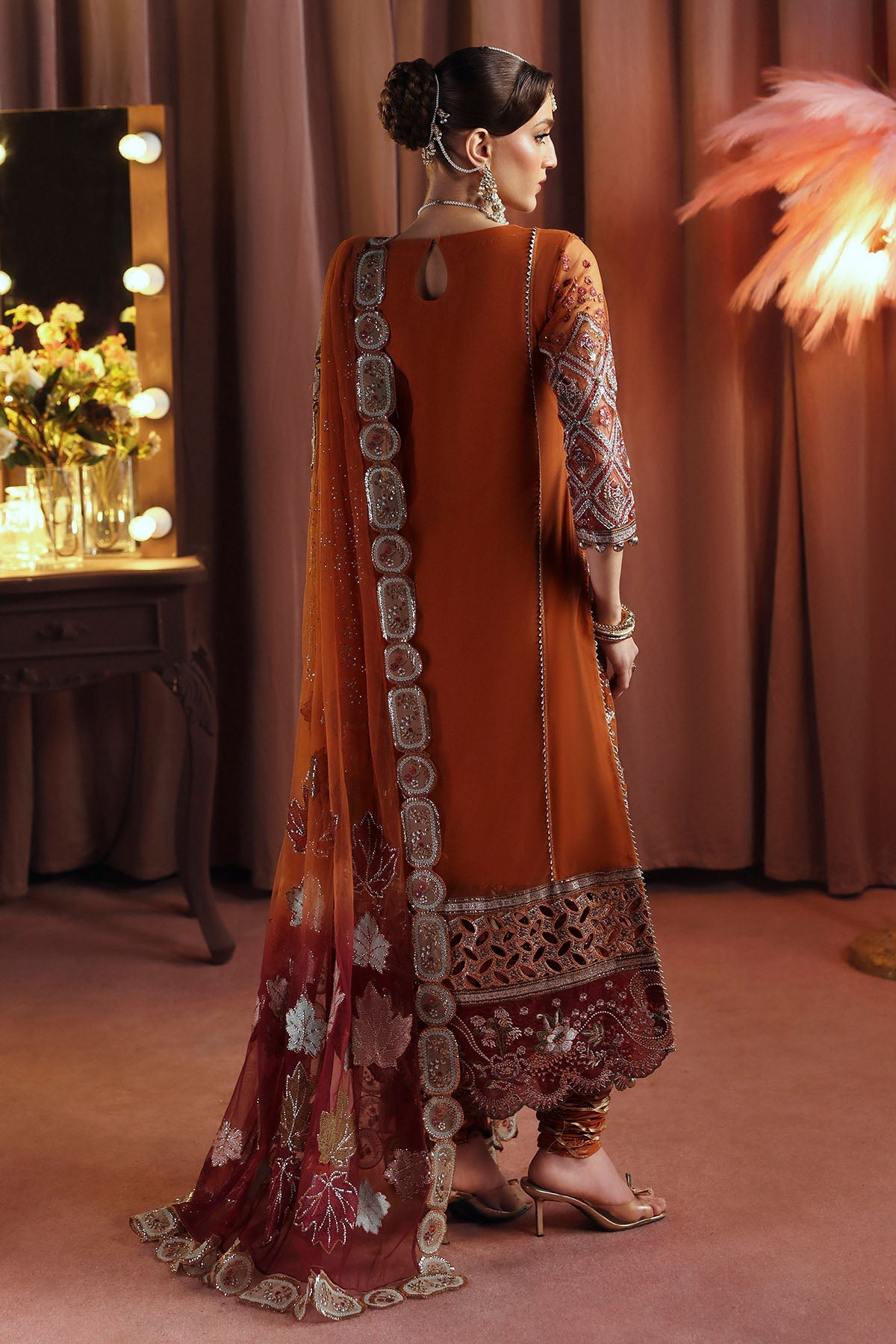 Nureh | Jhoomro 25' | NL-80 Zardozi -  Nureh jhoomro 25 - Original Designer Dress - House of Maryam