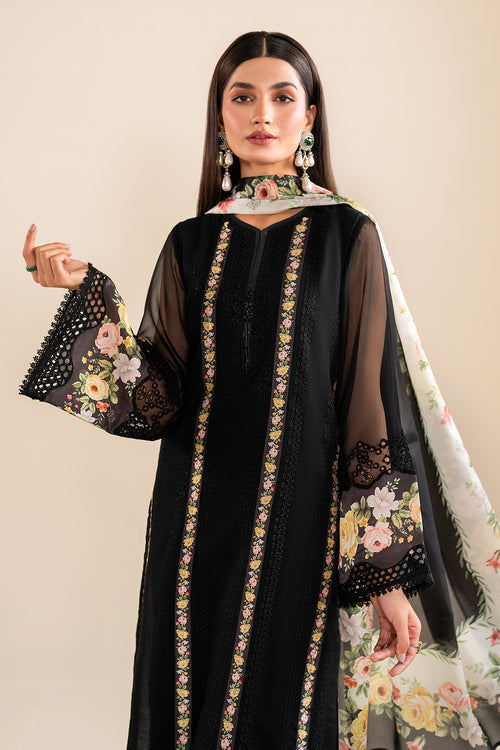 Baroque | Velvet Formals | CHIFFON UF-615 by Designer Baroque - House of Maryam - Pakistani Designer Ethnic Wear in {{ shop.shopifyCountryName }}